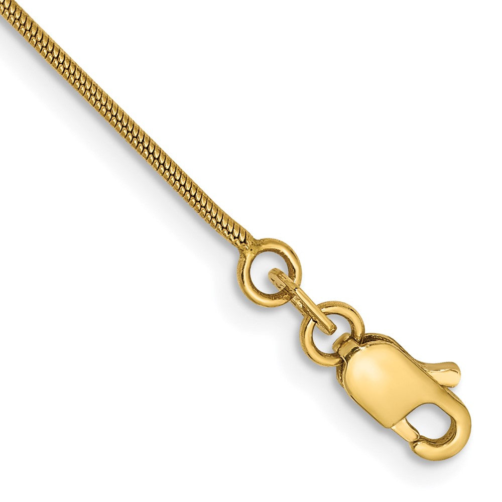 14k .9mm Round Snake Chain Bracelet (1.79 grams)