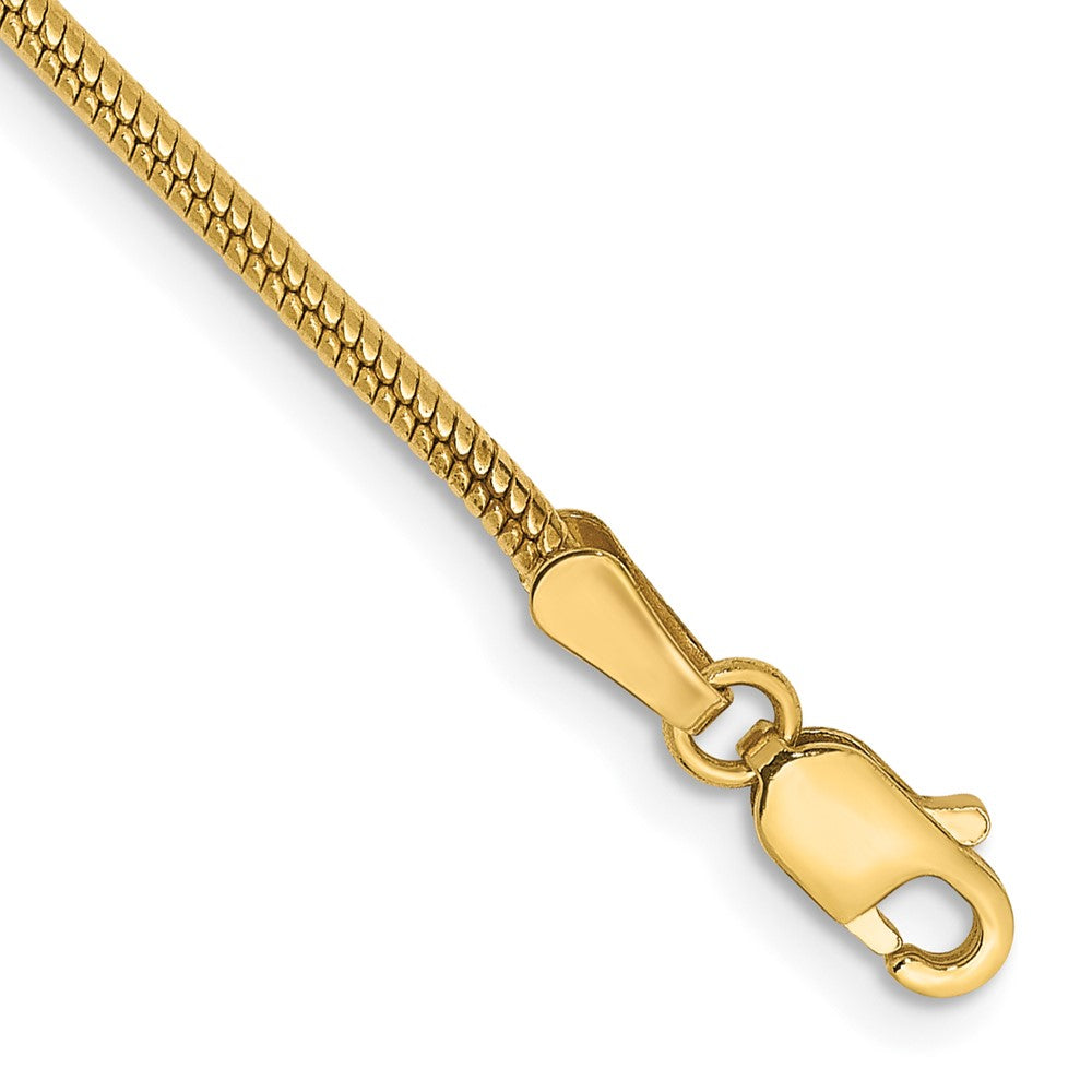 14k 1.6mm Round Snake Chain Bracelet (3.63 grams)