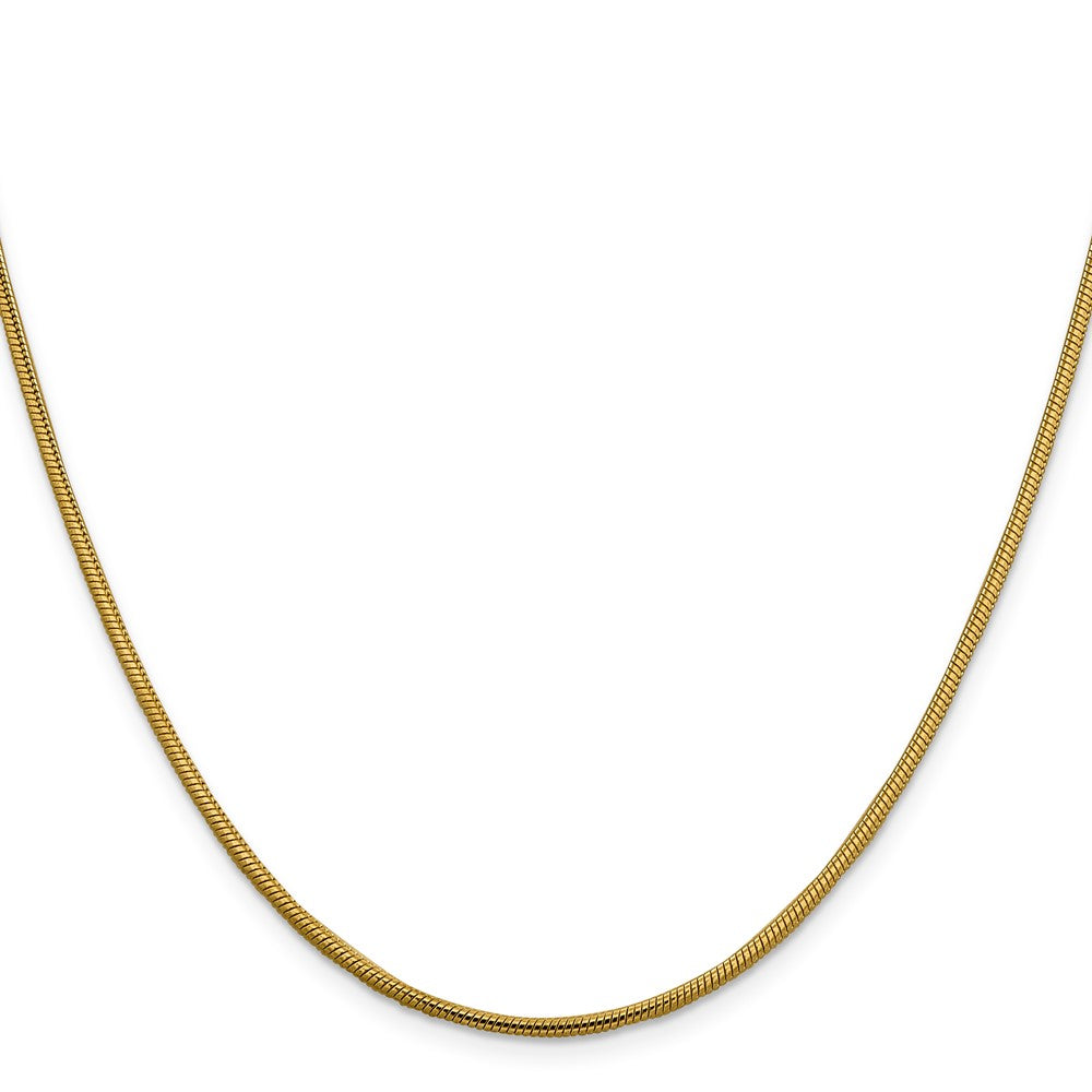 14k 1.85mm Round Snake Chain (10.98 grams)
