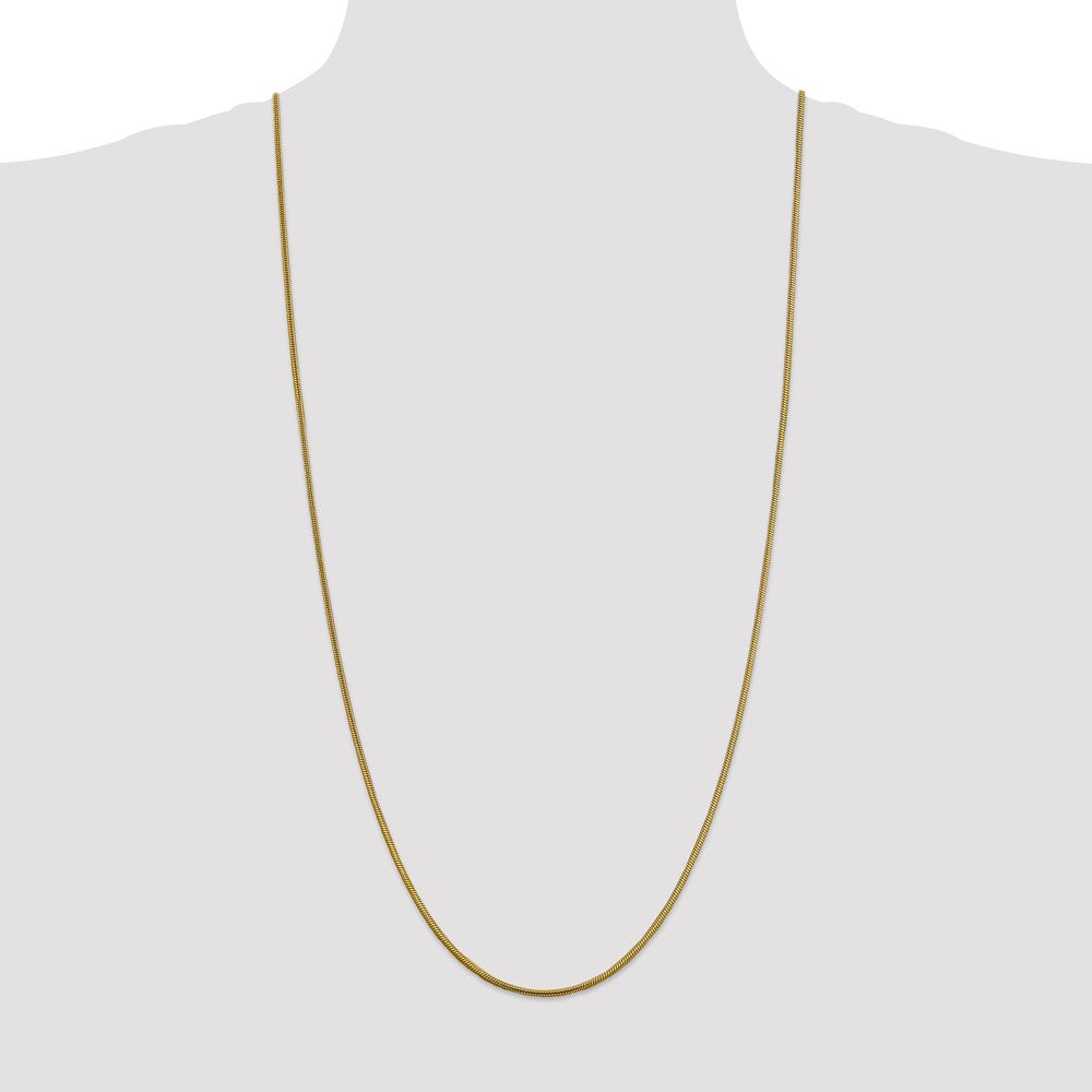 14k 1.85mm Round Snake Chain (10.98 grams)