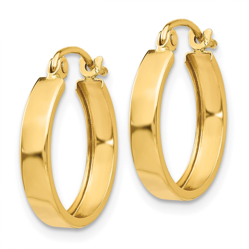 14k Yellow Gold 16 mm Hoop Earrings (1.02 grams)