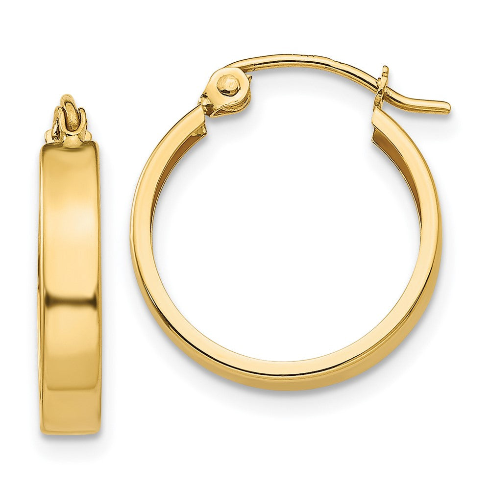 14k Yellow Gold 16 mm Hoop Earrings (1.02 grams)