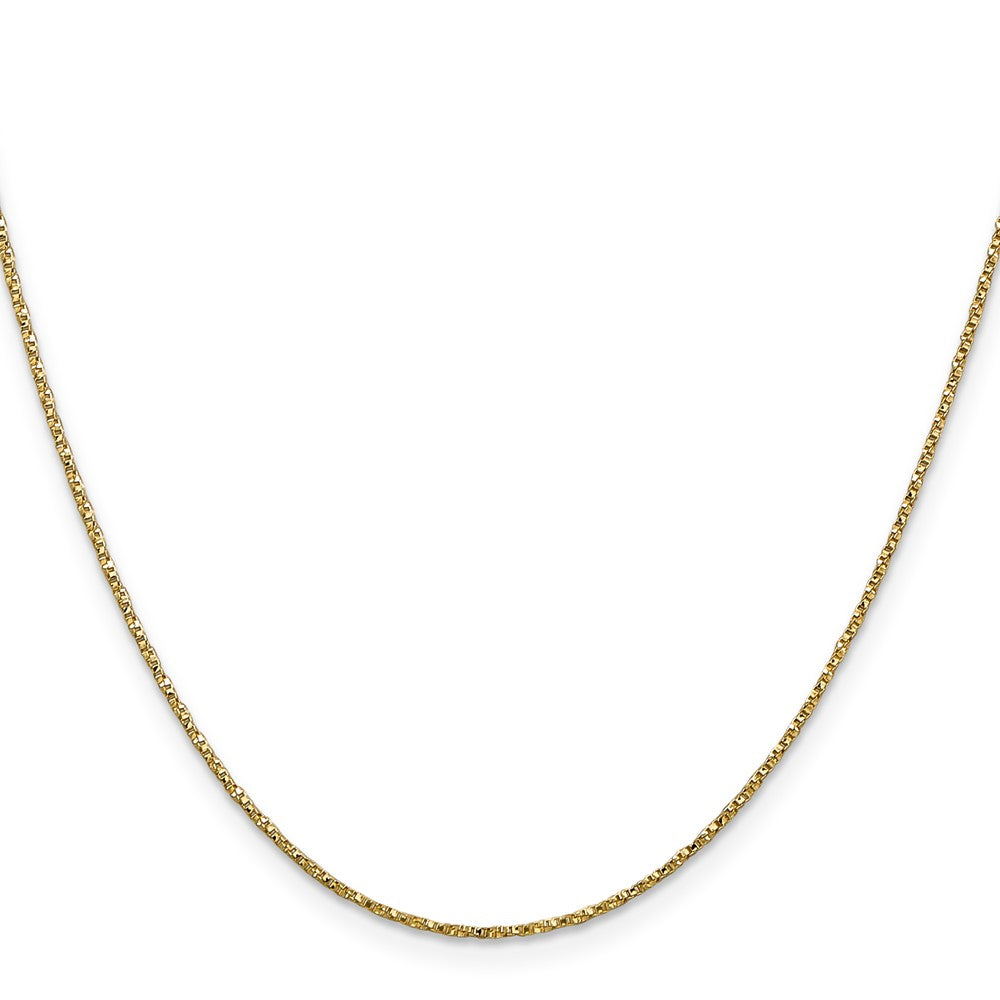 14k .95mm Twisted Box Chain (2.15 grams)