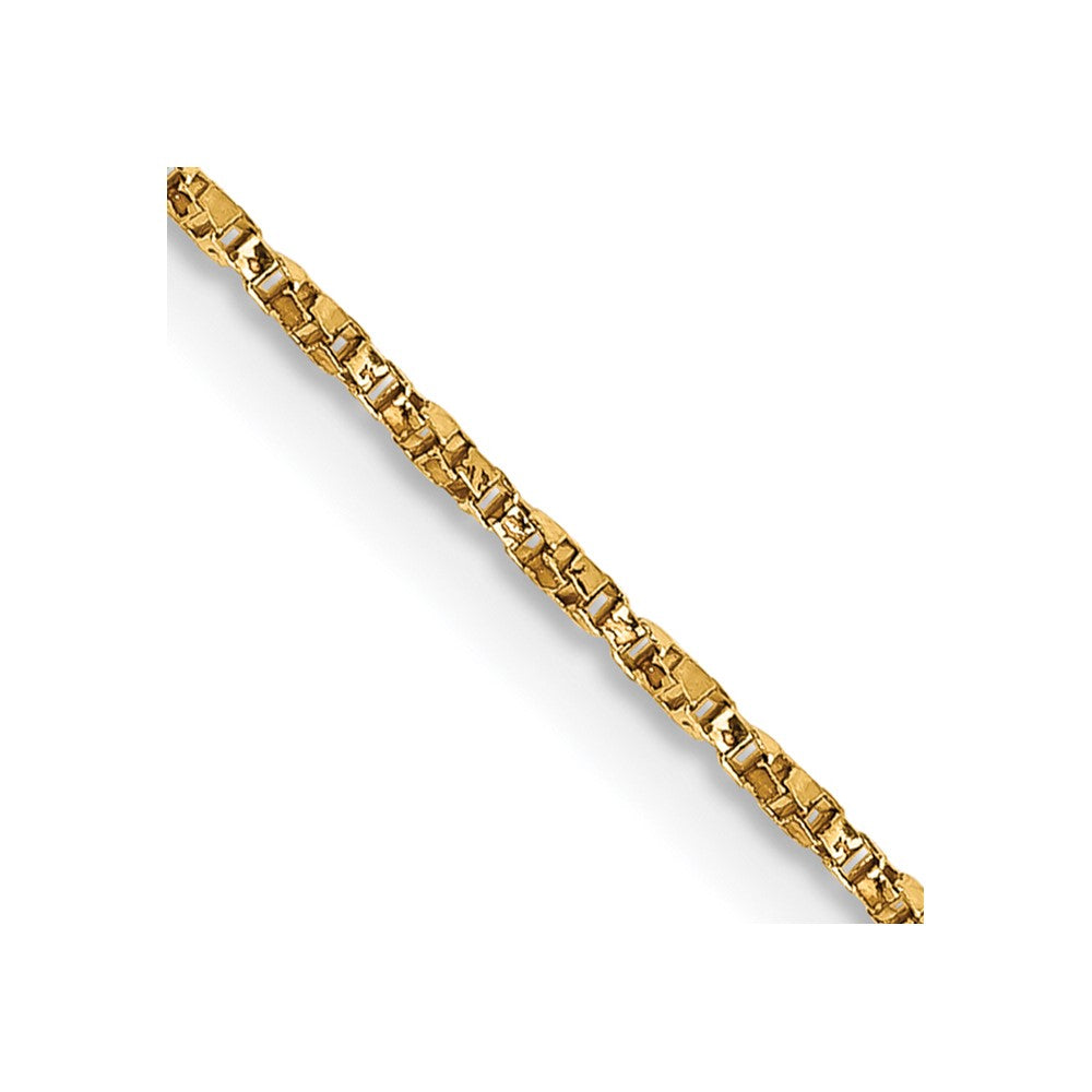 14k .95mm Twisted Box Chain (2.15 grams)