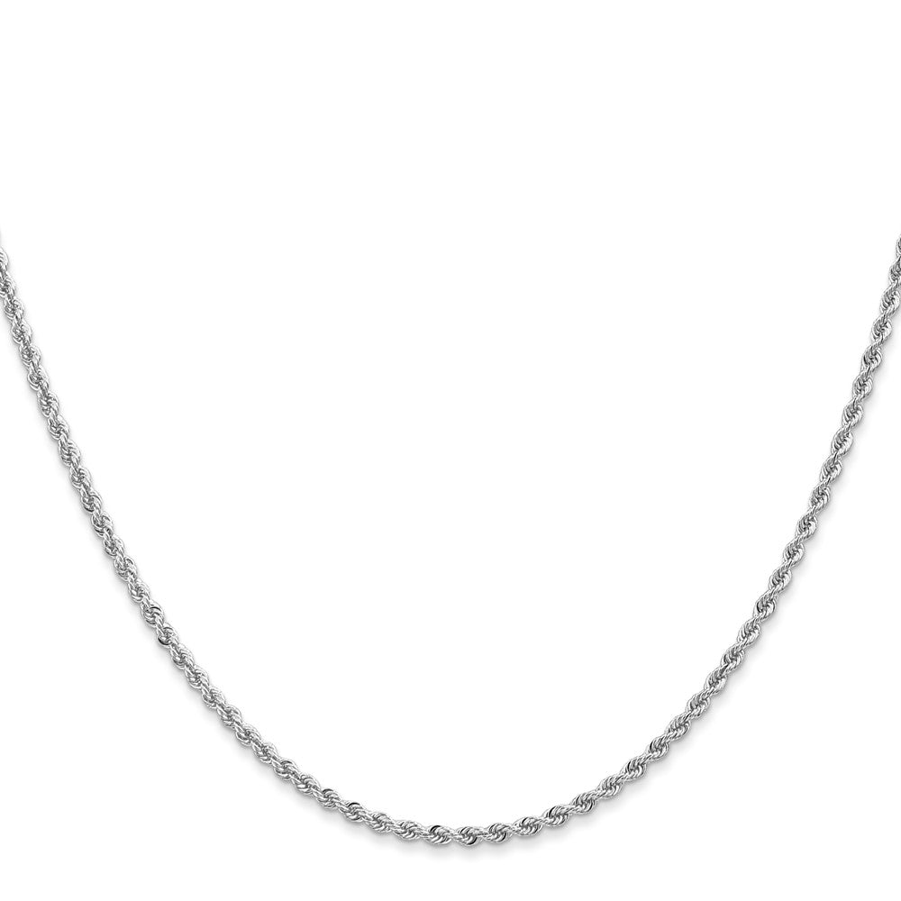 14k WG 2.0mm Regular Rope Chain (4.80 grams)