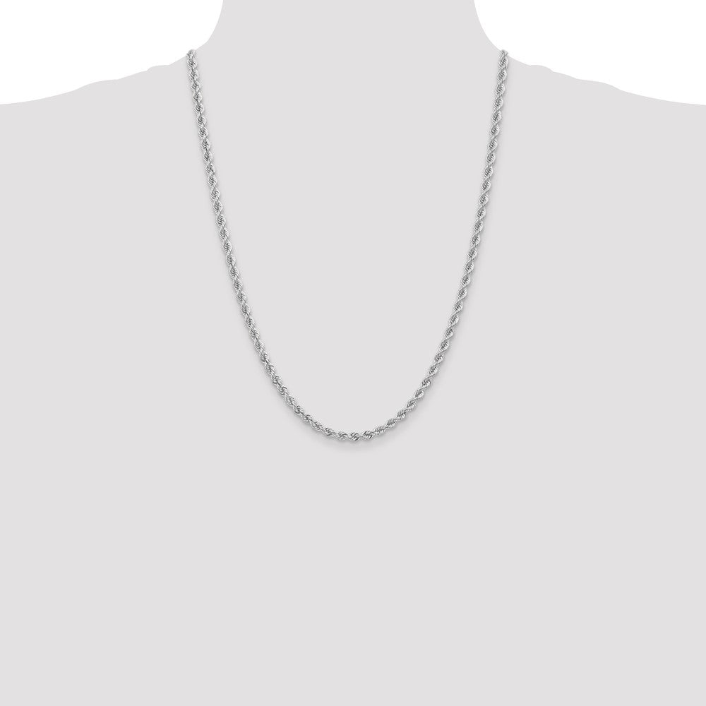 14k WG 4.0mm Regular Rope Chain (24.17 grams)