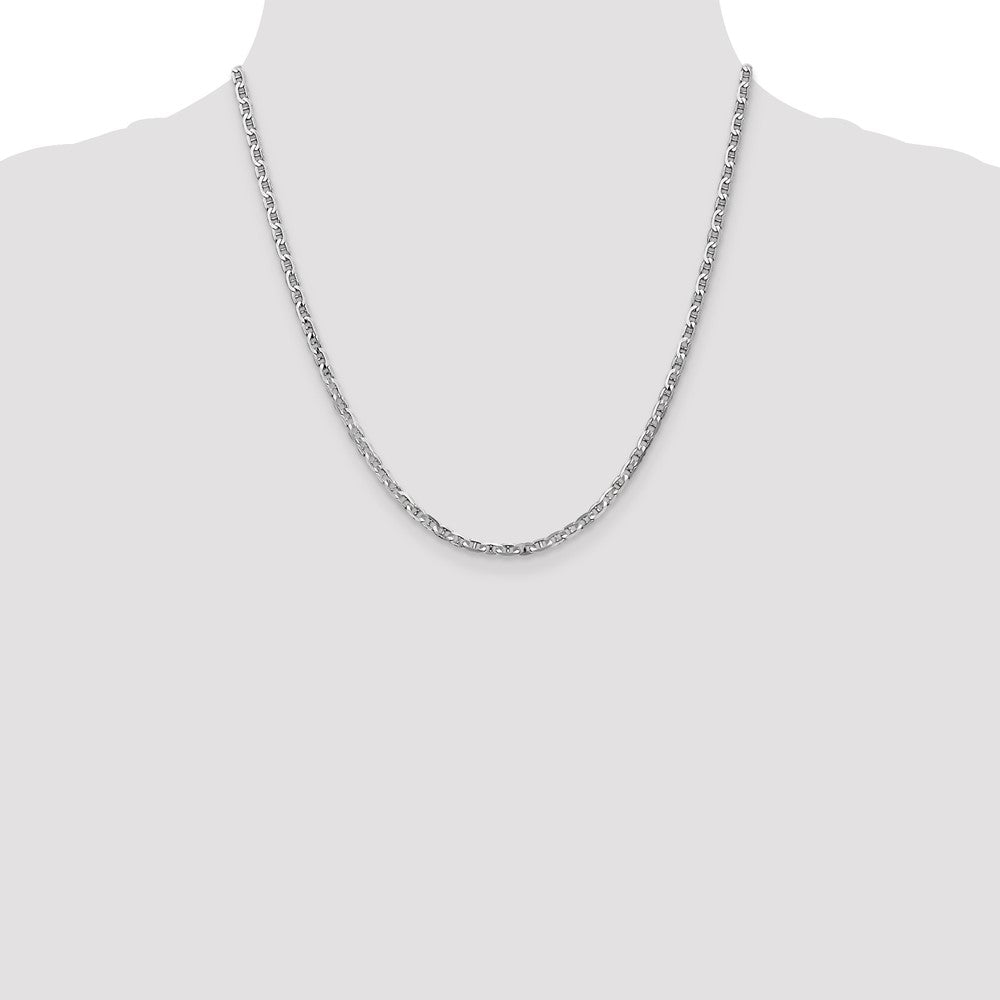 14k WG 3mm Concave Anchor Chain (6.33 grams)