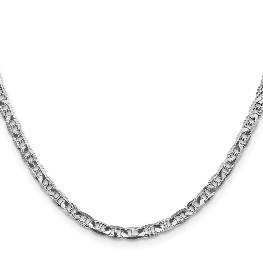 14k WG 3.75mm Concave Anchor Chain (10.38 grams)