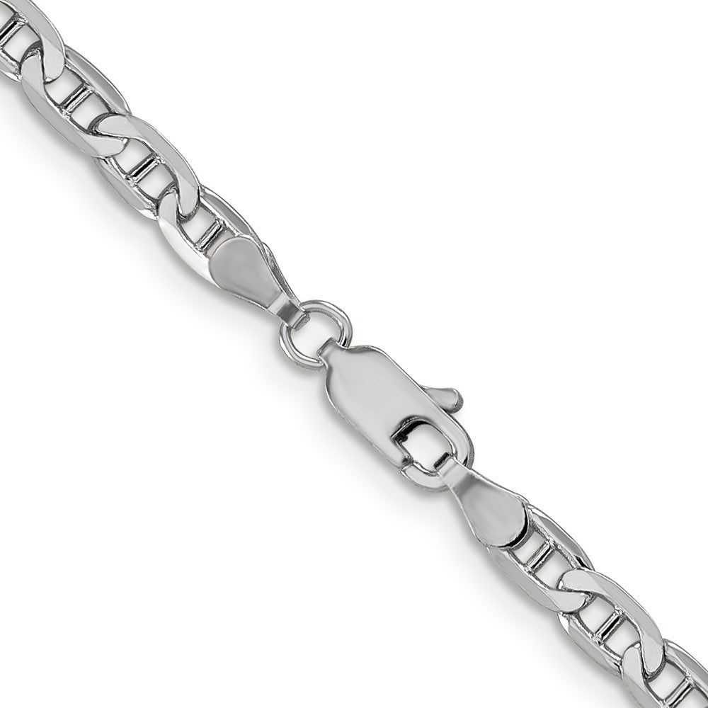 14k WG 3.75mm Concave Anchor Chain (10.38 grams)