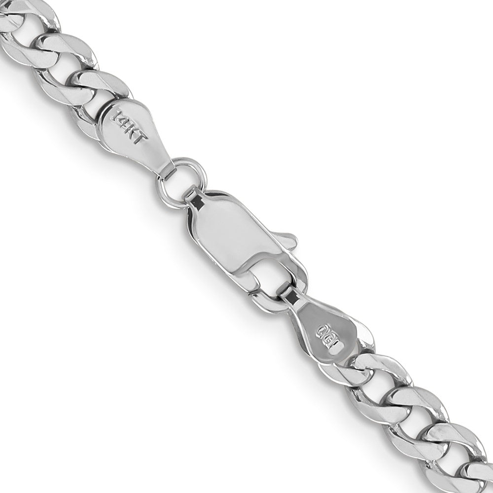 14k WG 4.5mm Flat Figaro Chain (12.47 grams)
