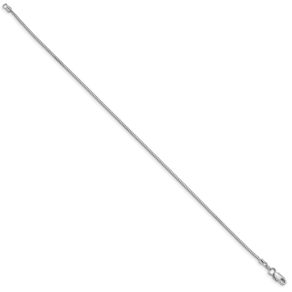 14k WG .9mm Franco Chain Bracelet (1.29 grams)