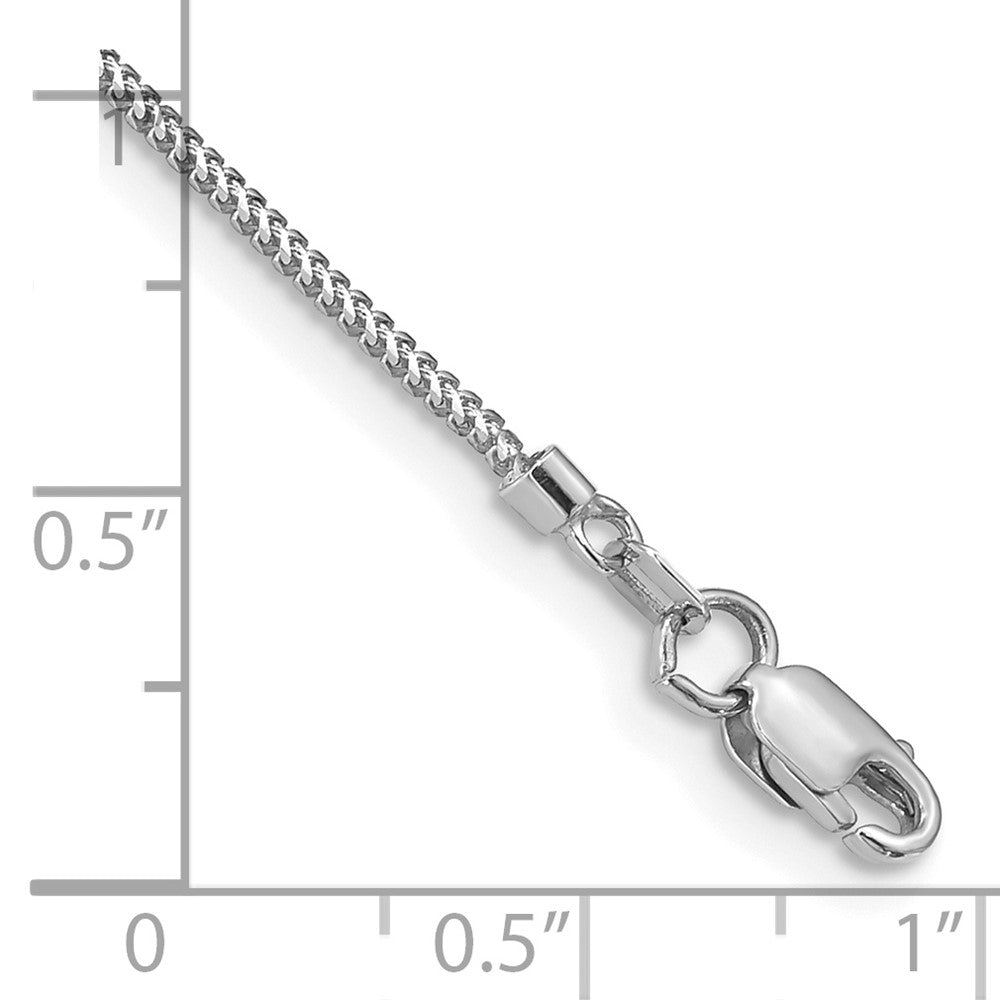 14k WG .9mm Franco Chain Bracelet (1.29 grams)