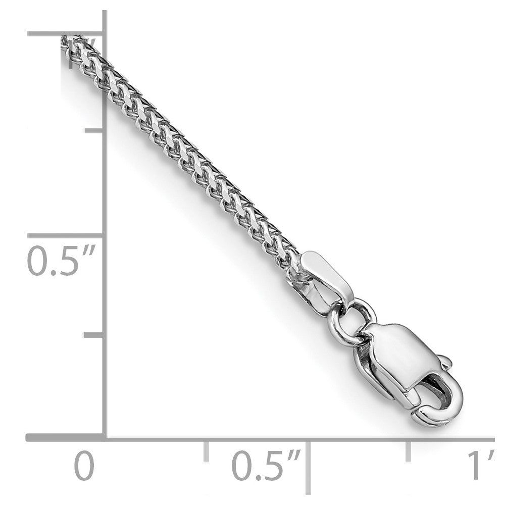 14k WG 1mm Franco Chain Bracelet (1.72 grams)