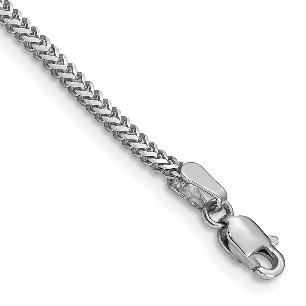 14k WG 1.4mm Franco Chain Bracelet (2.86 grams)