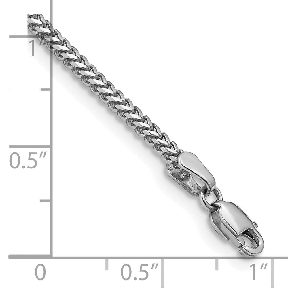 14k WG 1.5mm Franco Chain Bracelet (3.25 grams)