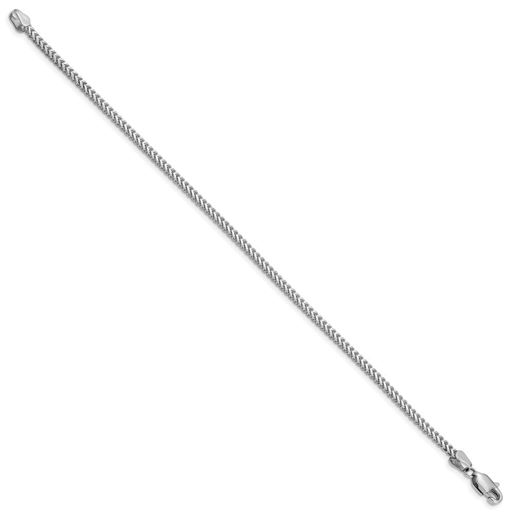 14k WG 2mm Franco Chain Bracelet (5.32 grams)