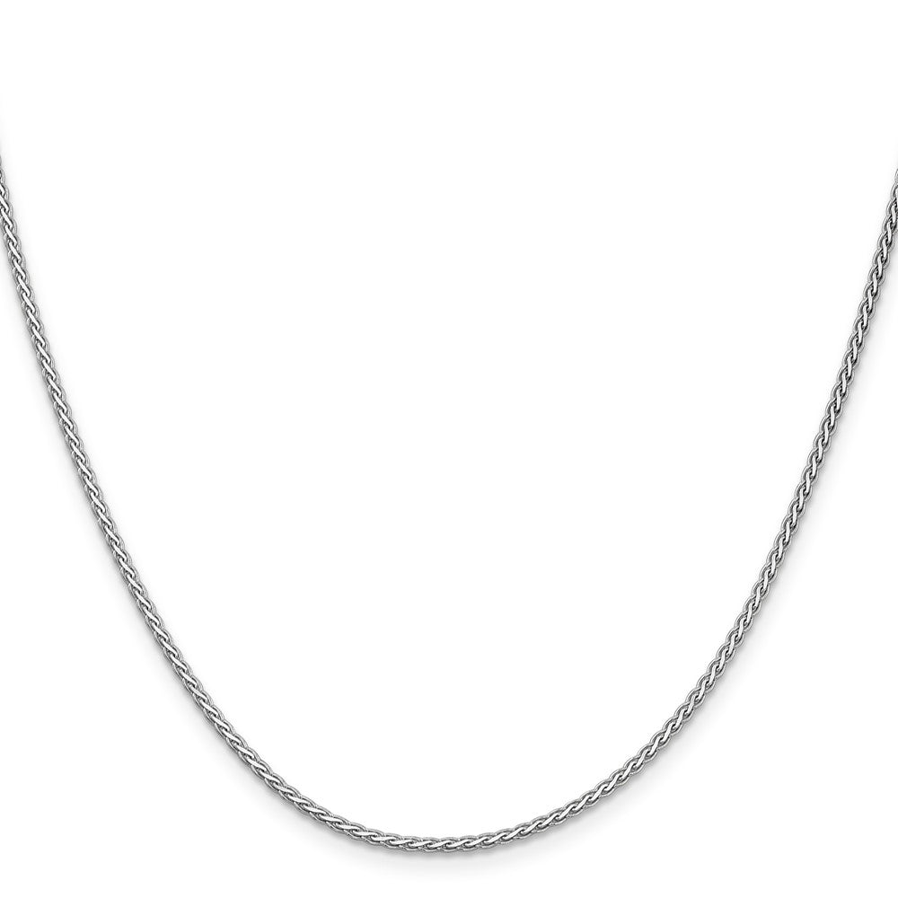 14k WG 1.9mm Flat Wheat Chain (4.46 grams)