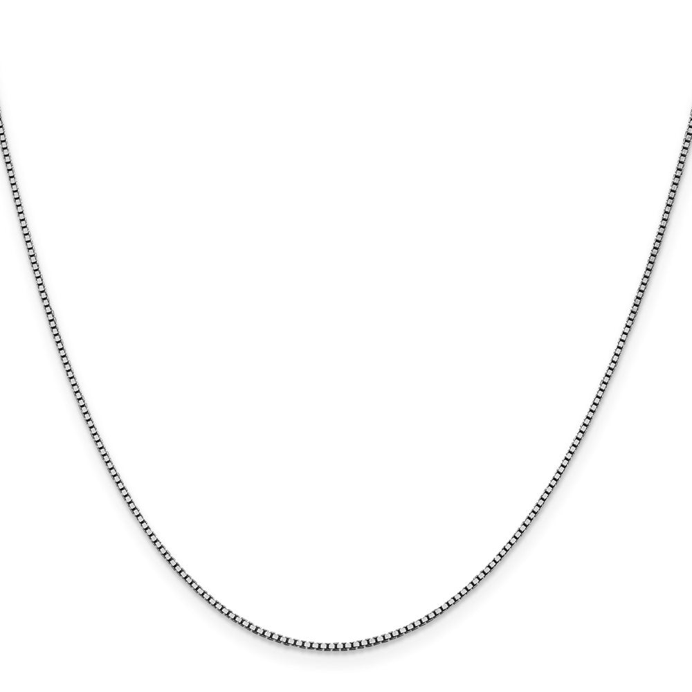14k WG 1.05mm Box Chain (3.35 grams)