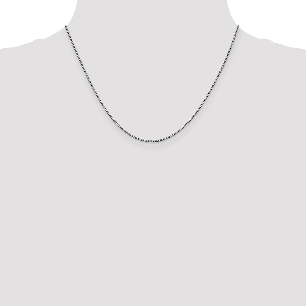 14k WG 1.05mm Box Chain (3.35 grams)