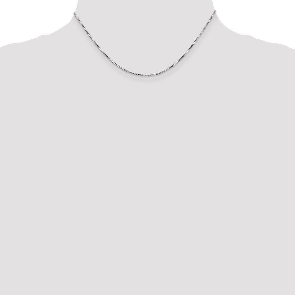 14k WG 1.1mm Box Chain (3.23 grams)