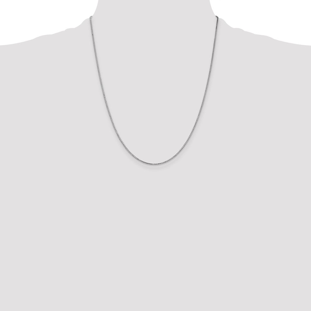 14k WG 1.1mm Box Chain (3.23 grams)