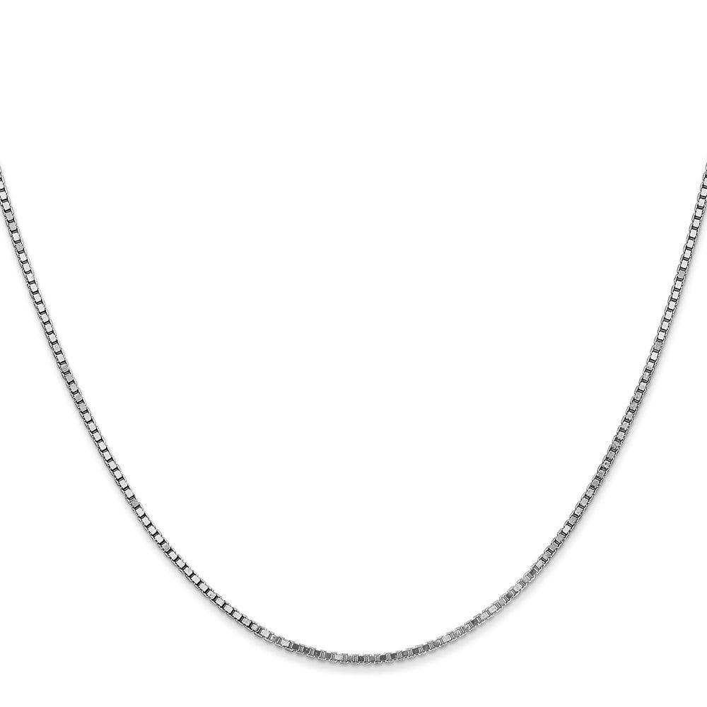 14k WG 1.3mm Box Chain (3.75 grams)