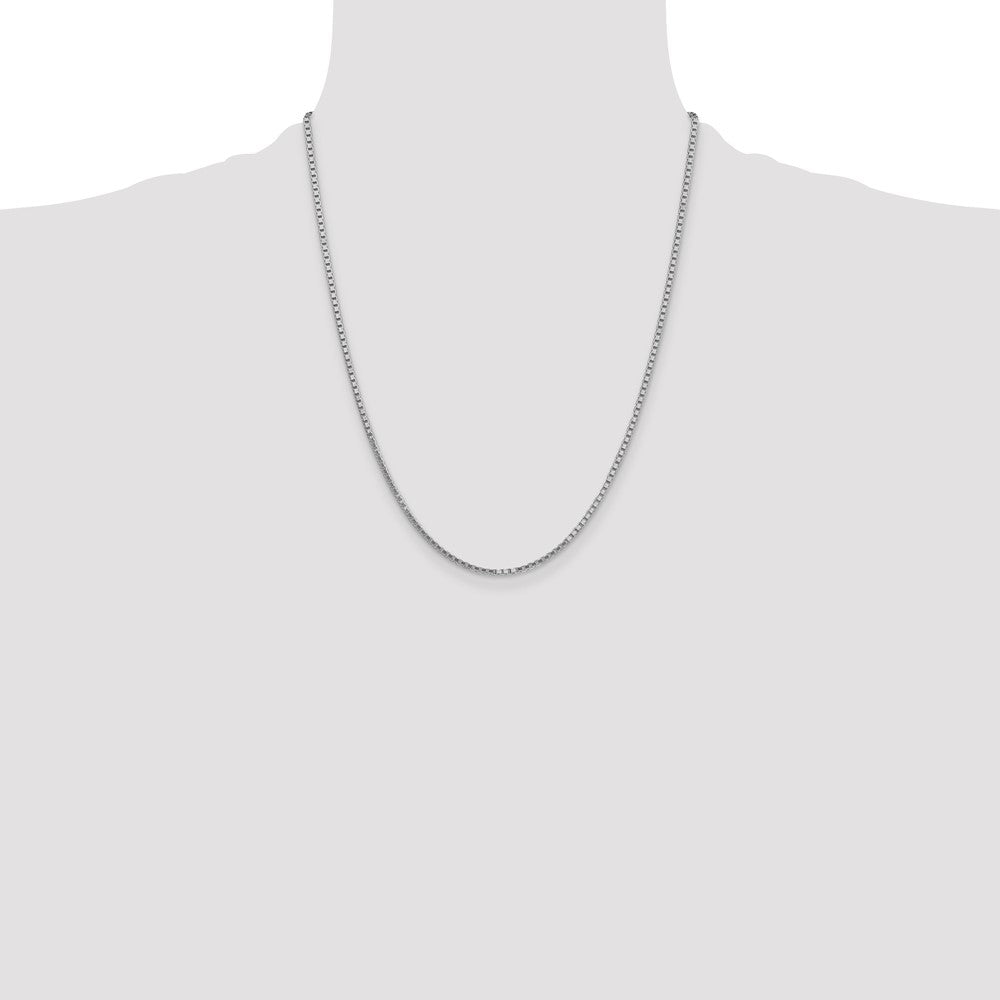 14k WG 1.9mm Box Chain (8.57 grams)