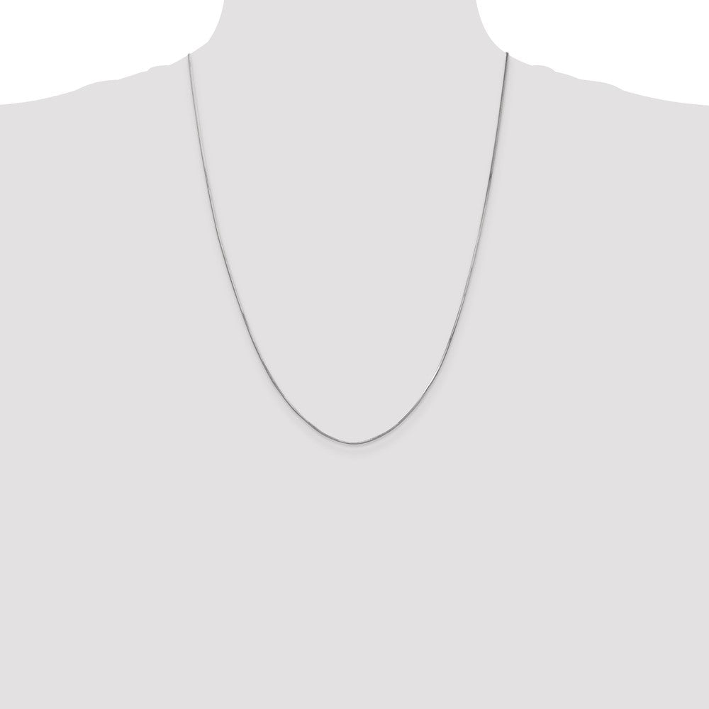 14k WG .8mm Octagonal Snake Chain (3.03 grams)