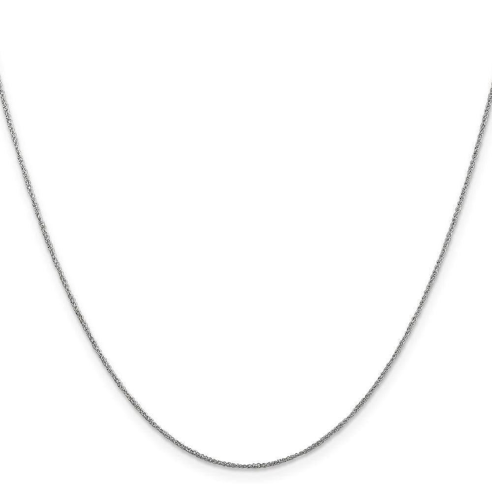 14K White Gold .70mm Ropa Chain (0.57 grams)