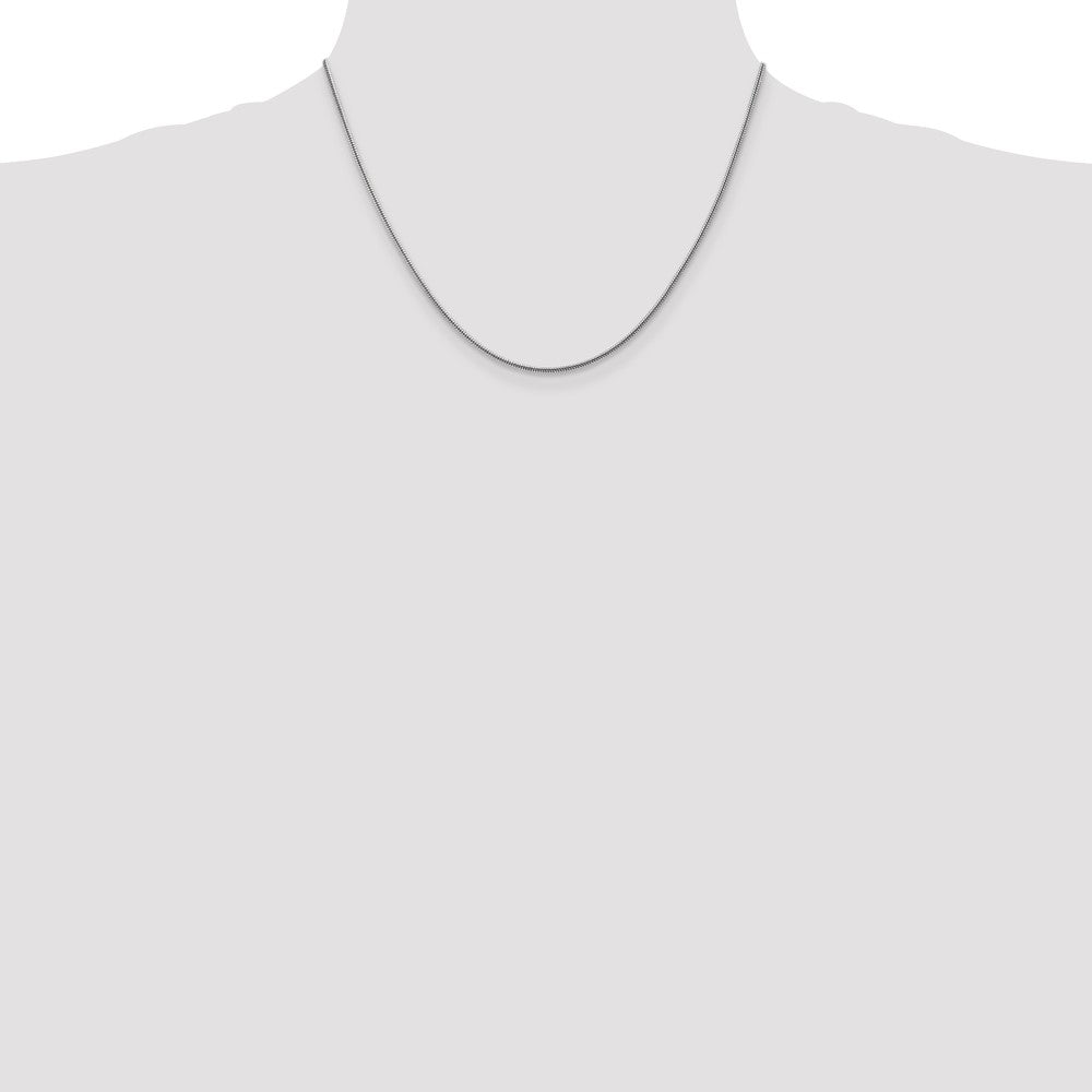 14k WG 1.6mm Round Snake Chain (7.64 grams)