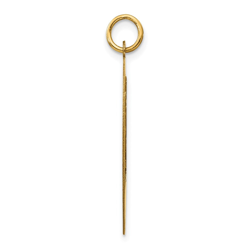 14k Yellow Gold 26 mm 2-piece Mizpah Charm (1.91 grams)