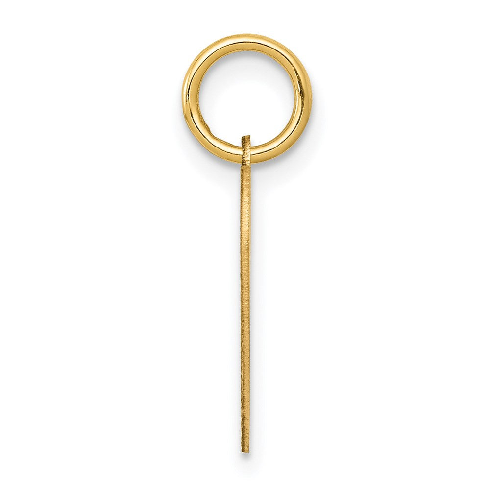 14k Yellow Gold 13 mm My Confirmation Heart Disc Charm (0.59 grams)