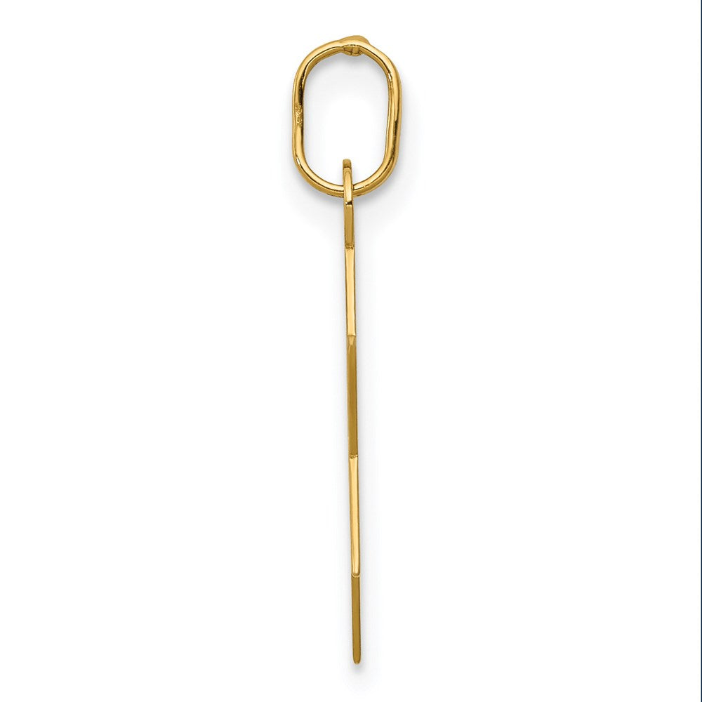 14k Yellow Gold 14 mm Star of David Pendant (0.27 grams)