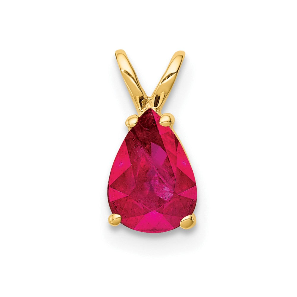 14k Ruby pendant (0.34 grams)