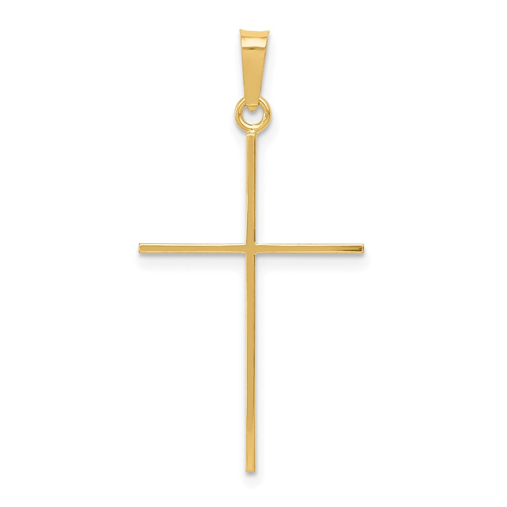 14k Yellow Gold 18 mm Cross Pendant (0.9 grams)