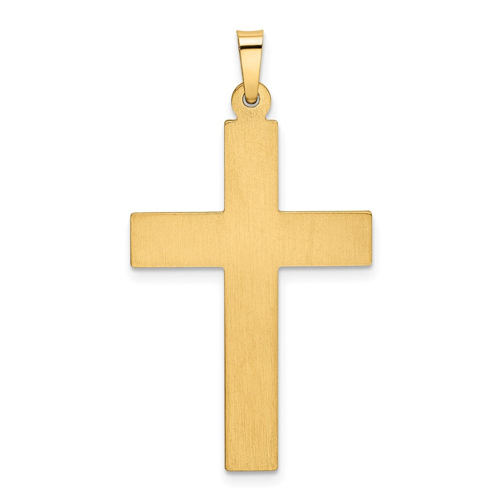 14k Yellow Gold 20.2 mm Polished Cross Pendant (1.02 grams)