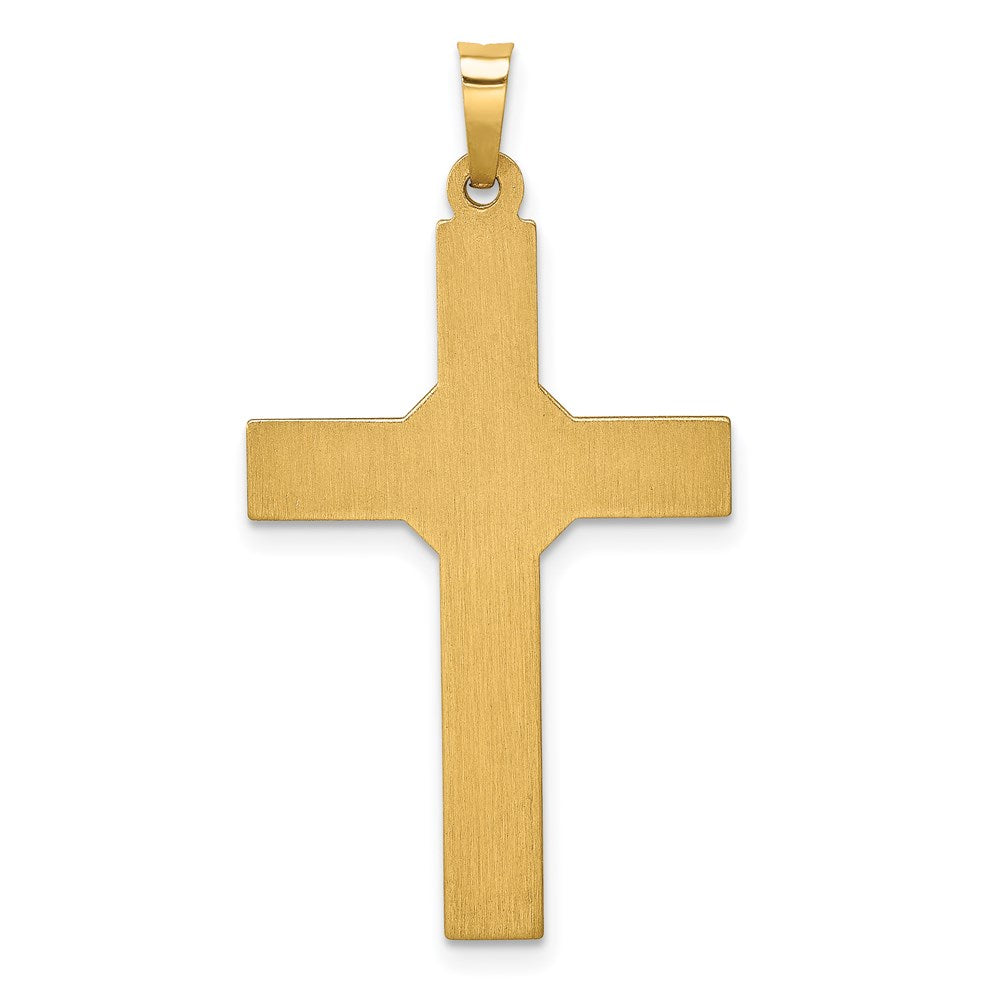 14k Yellow & Rhodium 19.5 mm Center X Cross (1.07 grams)