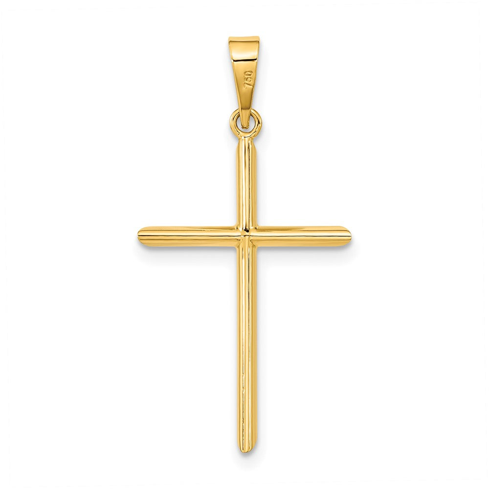 14k Yellow Gold 15.93 mm Polished Cross Pendant (0.77 grams)
