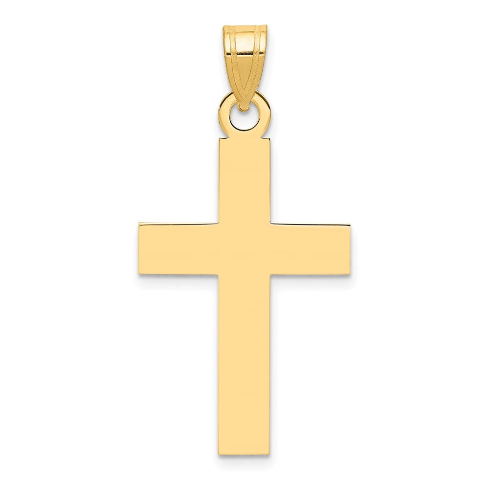 14k Yellow Gold 14.8 mm Polished Cross Charm (1.71 grams)
