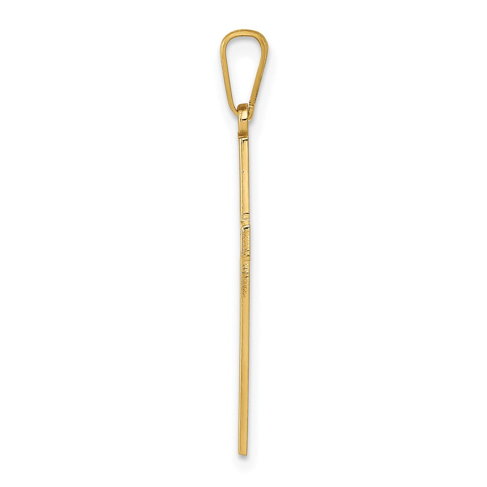 14k Yellow Gold 15 mm Cross Pendant (0.82 grams)