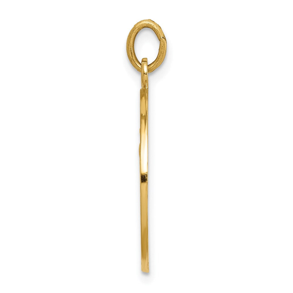 14k Yellow Gold 19.25 mm Our Lady of Fatima Medal Pendant (2.33 grams)