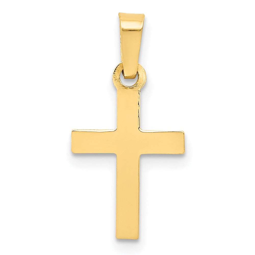 14k Yellow Gold 10 mm Cross Pendant (0.77 grams)