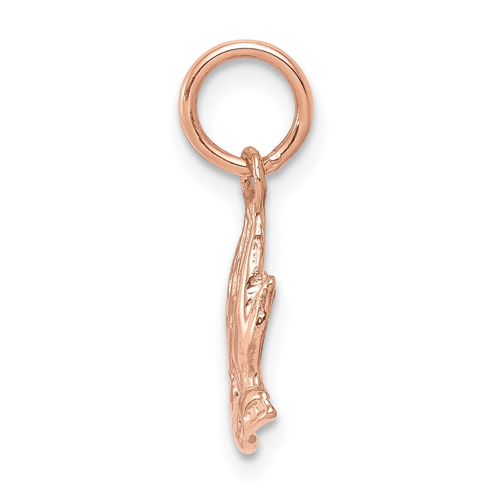 14k Rose Gold 6 mm Praying Hands Charm (0.45 grams)