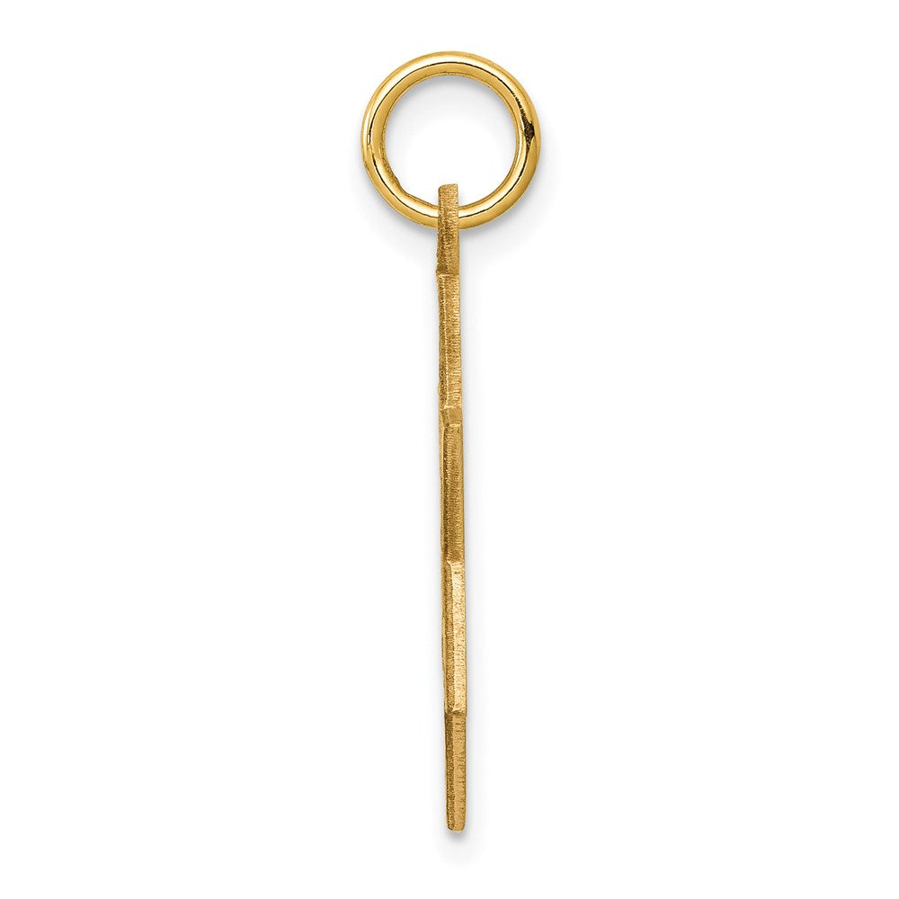 14k Yellow Gold 17 mm Laser Designed Star of David Pendant (1.32 grams)