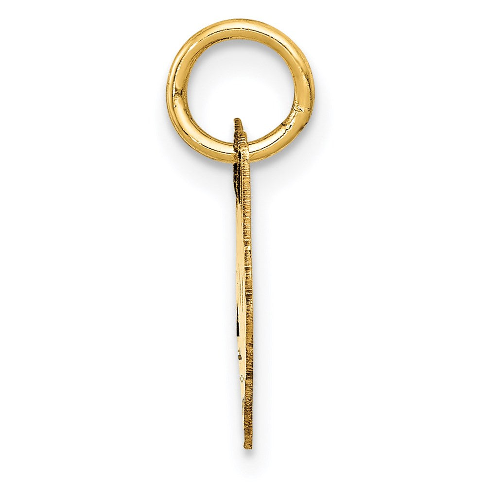 14k Yellow Gold 11 mm Fox Head Charm (0.42 grams)