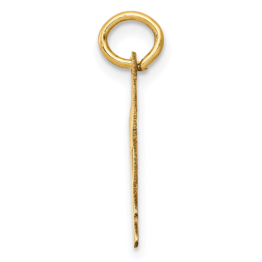 14k Yellow Gold 9 mm Pistol Charm (0.32 grams)