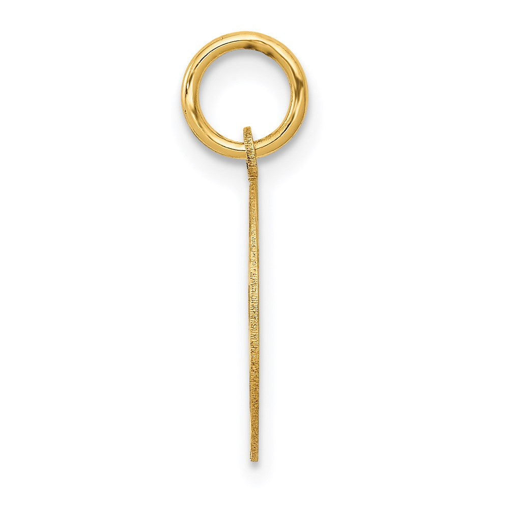 14k Yellow Gold 12.5 mm Small EMT Medical Charm (0.57 grams)