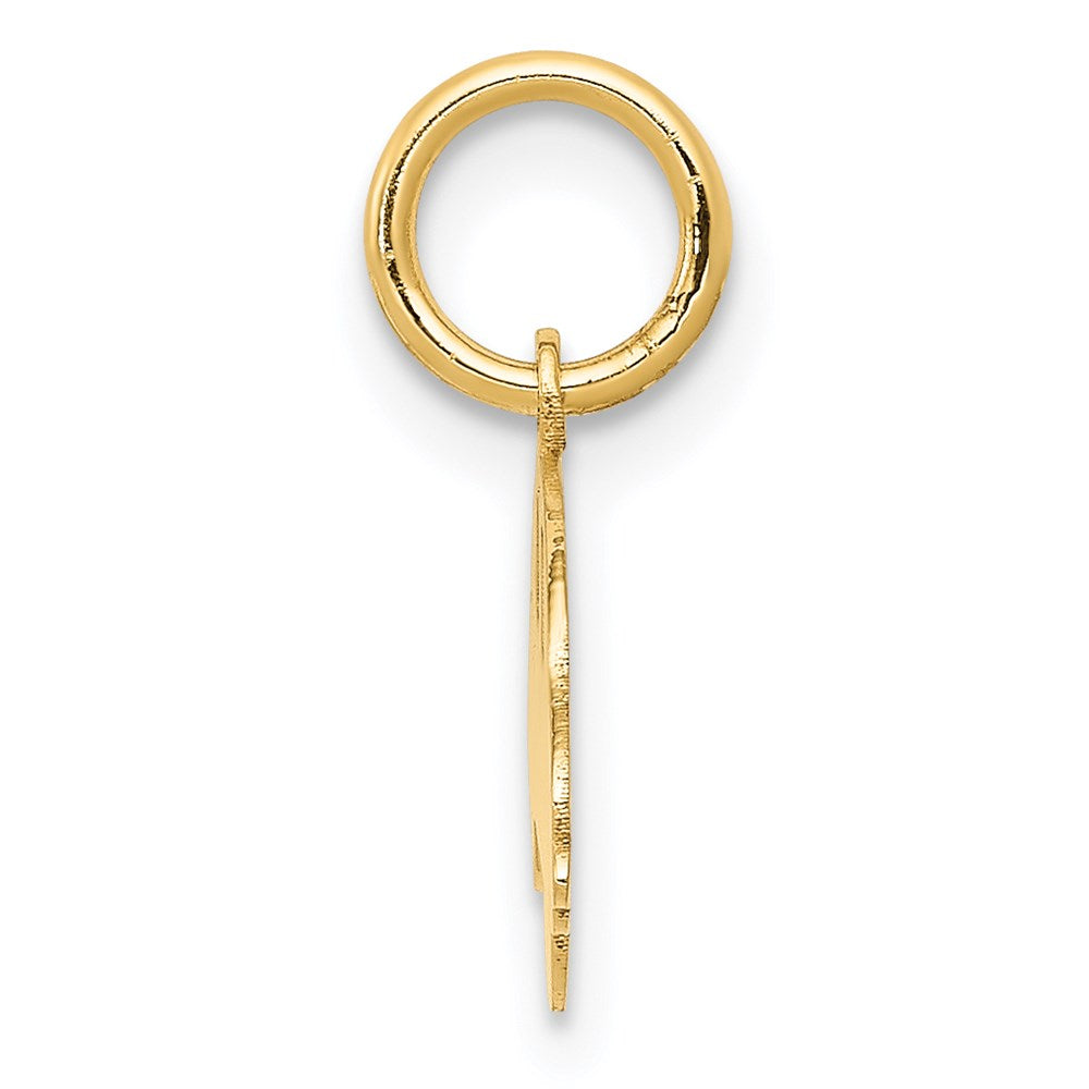 14k Yellow Gold 19 mm Compact Car Charm (0.41 grams)