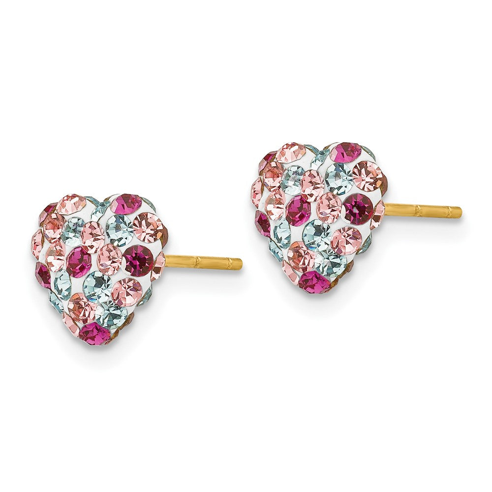 Crystal Heart Earrings