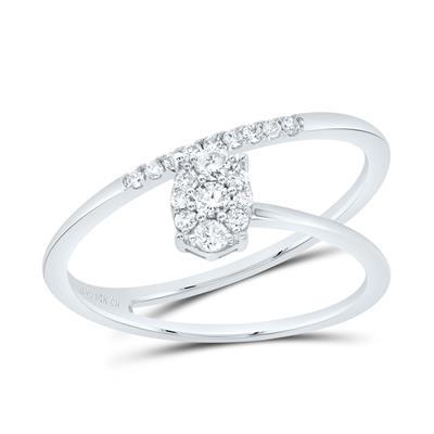 1/5Ctw-Dia Cn Oval Fashion Ring (2.17 grams)